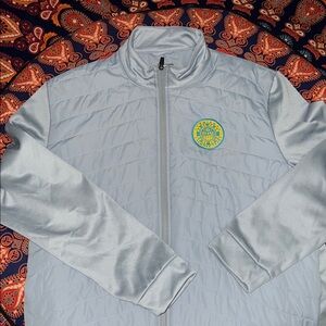 Callaway Light Gray Quilted Jacket Custom Phish